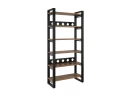 Стеллаж, 6 уровней 900x370x1920 RM132-90x37 Дуб Юстус/Черный
