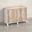 Низкий шкаф-купе 1200x420x850 RM124-120x42 Дуб Маувелла/Белый