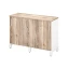 Низкий шкаф-купе 1200x420x850 RM124-120x42 Дуб Маувелла/Белый