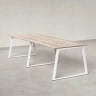 Cтол для переговоров, на A-обазном каркасе 2500x1600x750 RM083-250x160 Дуб Маувелла/Белый