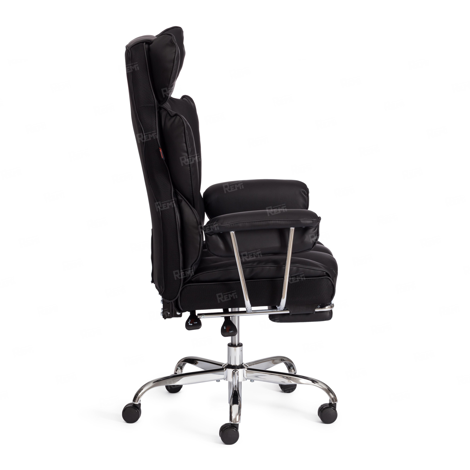 Кресло Comfy CR Черный/Черный, Экокожа (арт. 24856)