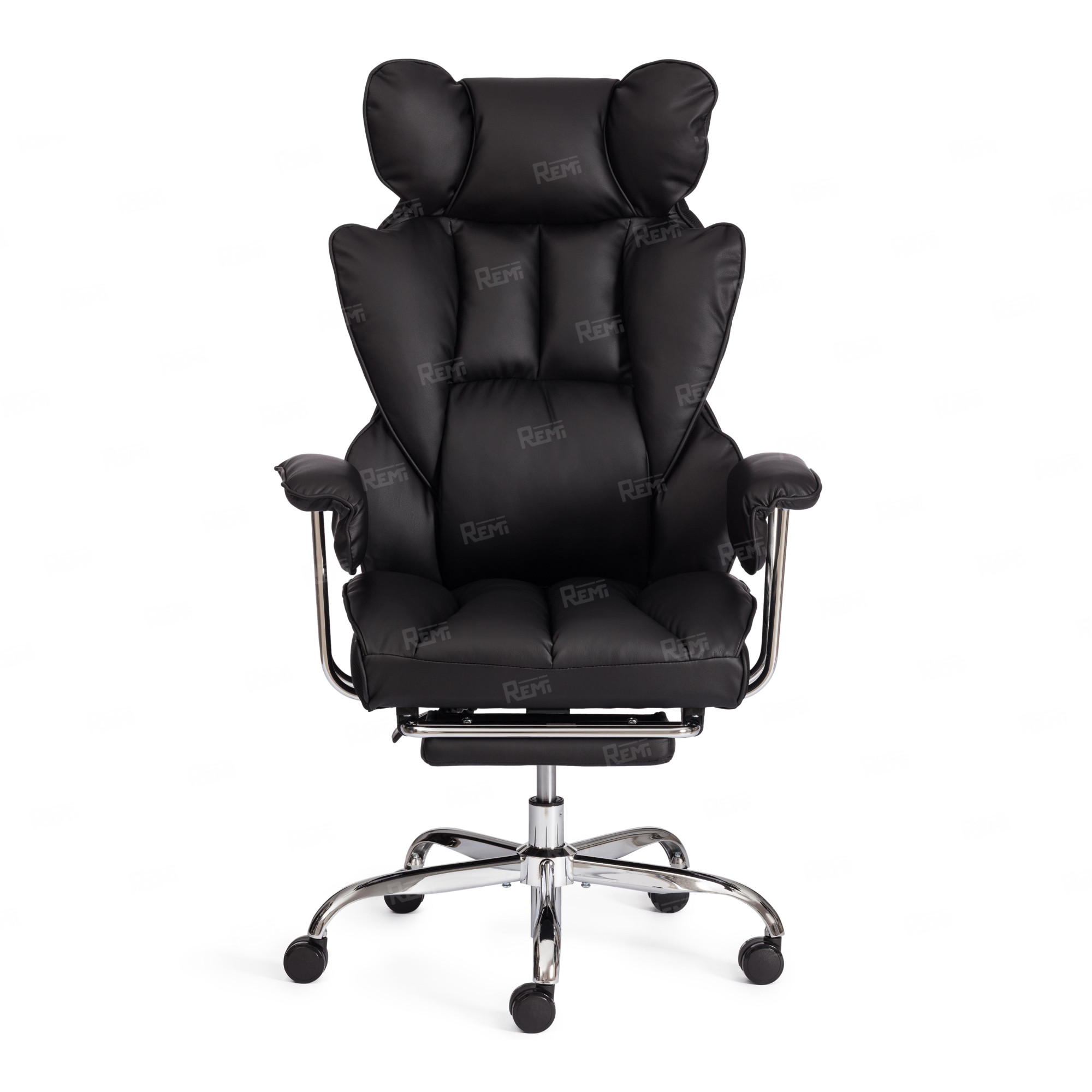 Кресло Comfy CR Черный/Черный, Экокожа (арт. 24856)