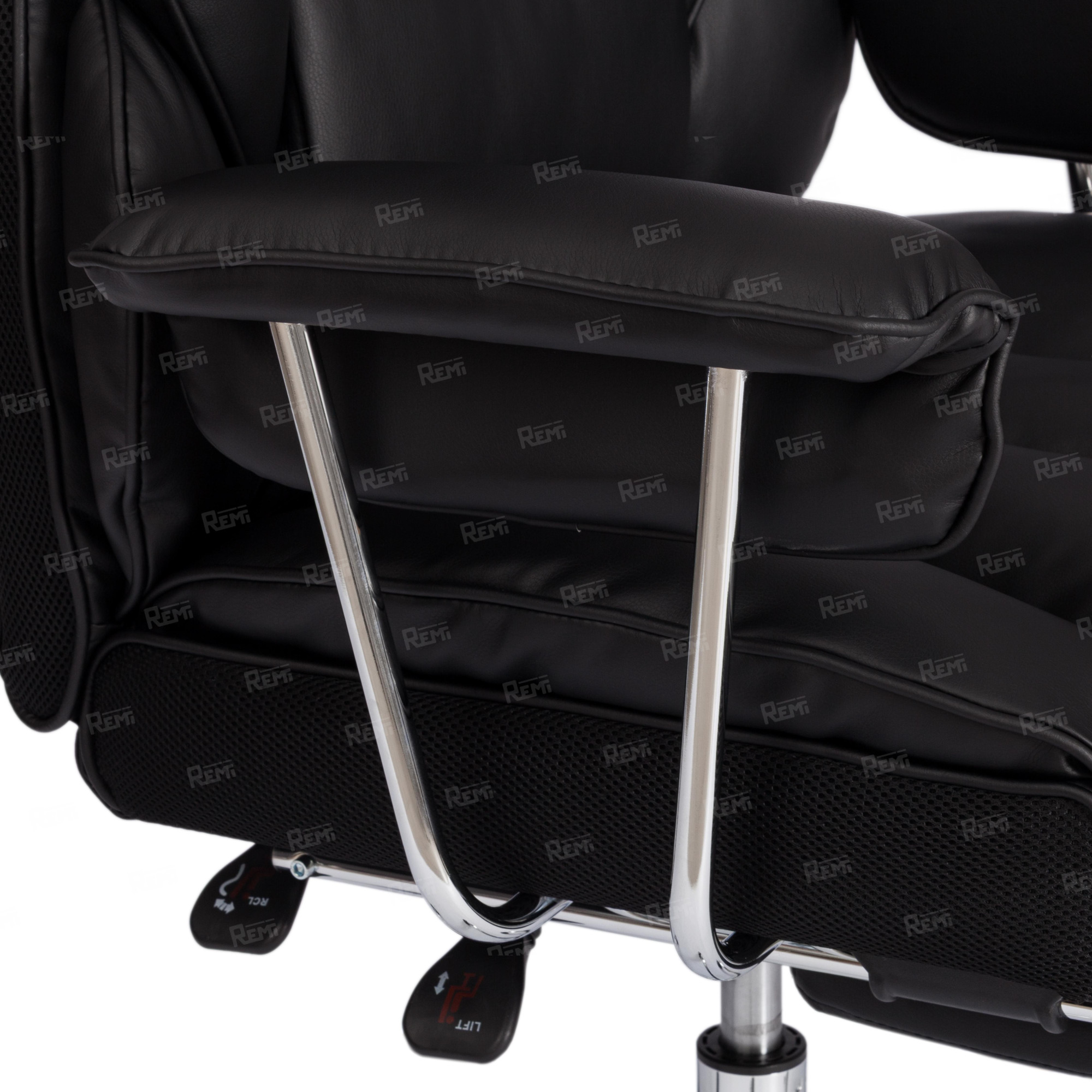 Кресло Comfy CR Черный/Черный, Экокожа (арт. 24856)