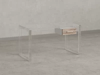 Тумба подвесная, один ящик 400x452x150 RM200-16х7 Дуб Маувелла/Белый