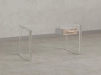 Тумба подвесная, один ящик 400x452x150 RM200-16х7 Дуб Маувелла/Белый