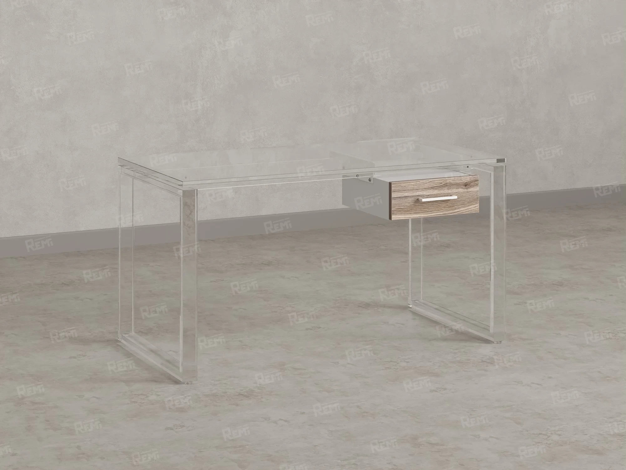 Тумба подвесная, один ящик 400x452x150 RM200-16х7 Дуб Маувелла/Белый