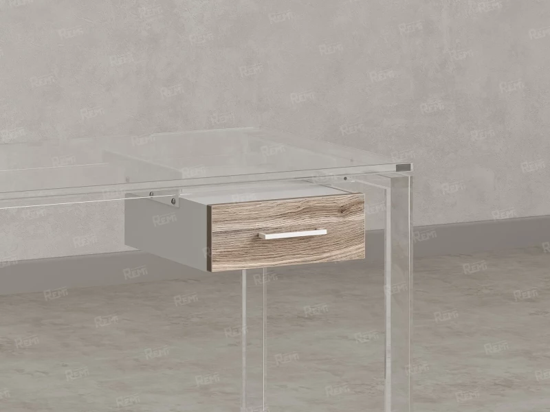 Тумба подвесная, один ящик 400x452x150 RM200-16х7 Дуб Маувелла/Белый