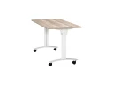 Стол складной, мобильный 1000x600x750 RM011-10x6 Дуб Маувелла/Белый