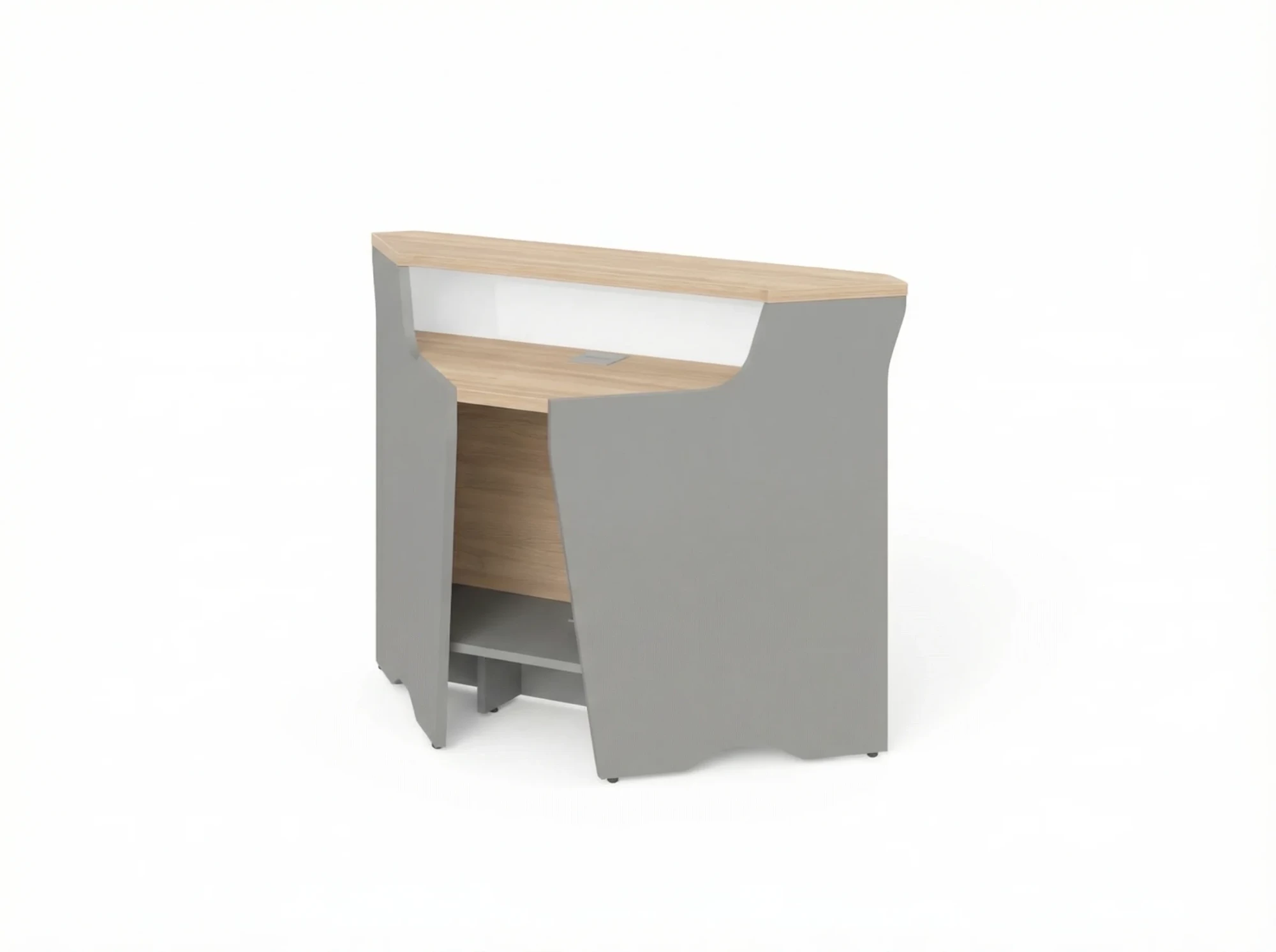 BRL RB079-92х92 Модуль угловой, низкий 920х920х960 Акация/Серый вулканический