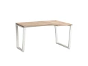 Стол угловой, U-опора, правый 1800x800/1000x750, RM050-18x8-10 Дуб Маувелла/Белый