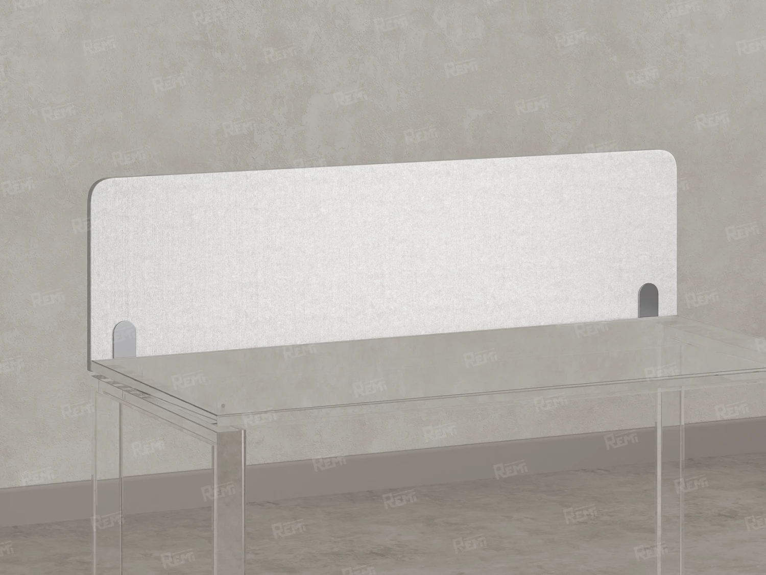 Экран-перегородка тканевый 800x16x400 RM207-80x40 Белый