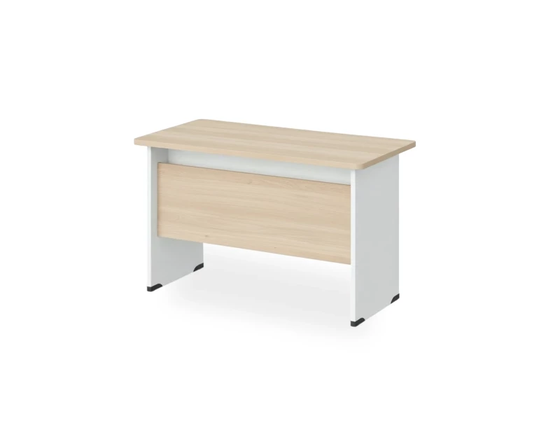 BRL RB002-100х85 Стол прямой с вогнутой столешницей 850 мм 1000х850х740 Акация/Белый