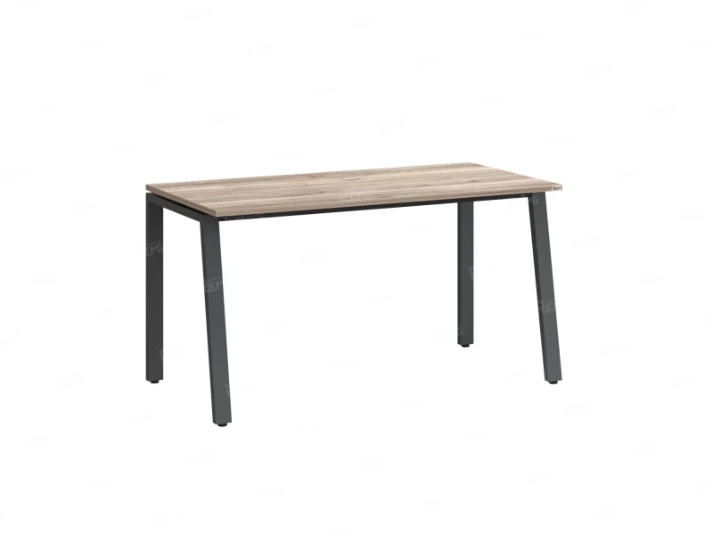 Стол прямой на Л-образных опорах 1000x600x750 RM004-10x6 Дуб Маувелла/Серый