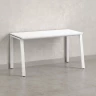Стол прямой на Л-образных опорах 1800x800x750 RM004-18x8 Белый/Белый