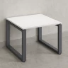 Журнальный стол с полкой 900x700x550 RM182-9x7 Белый/Серый