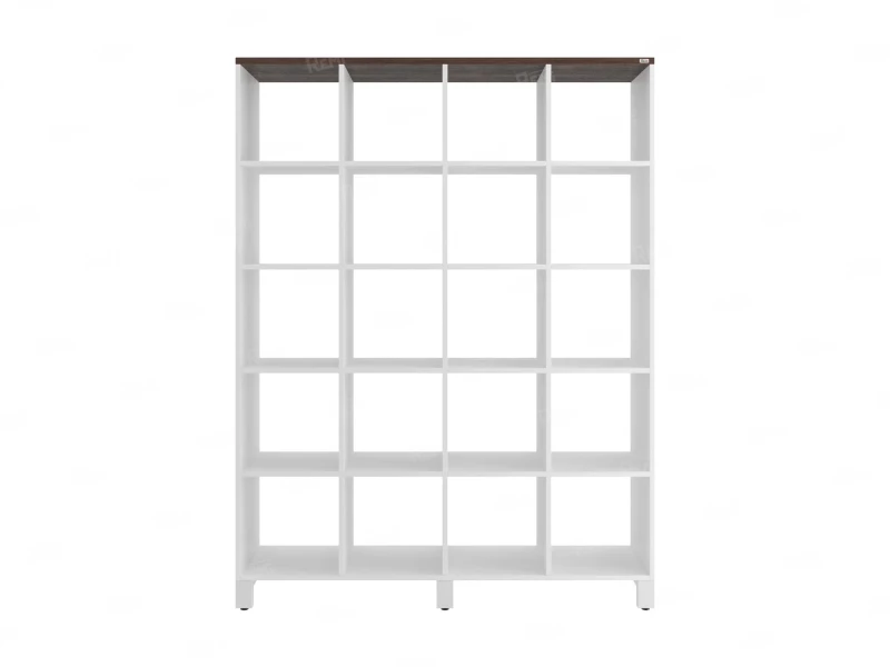 Стеллаж, 20 ячеек 1500х370х1980 RM144-150x37 Дуб Апрельский шоколад/Белый