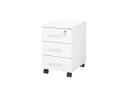 Тумба мобильная, 3 ящика 400x500x600 RM120-40x50 Белый/Белый