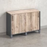 Низкий шкаф-купе 1200x420x850 RM124-120x42 Дуб Маувелла/Серый