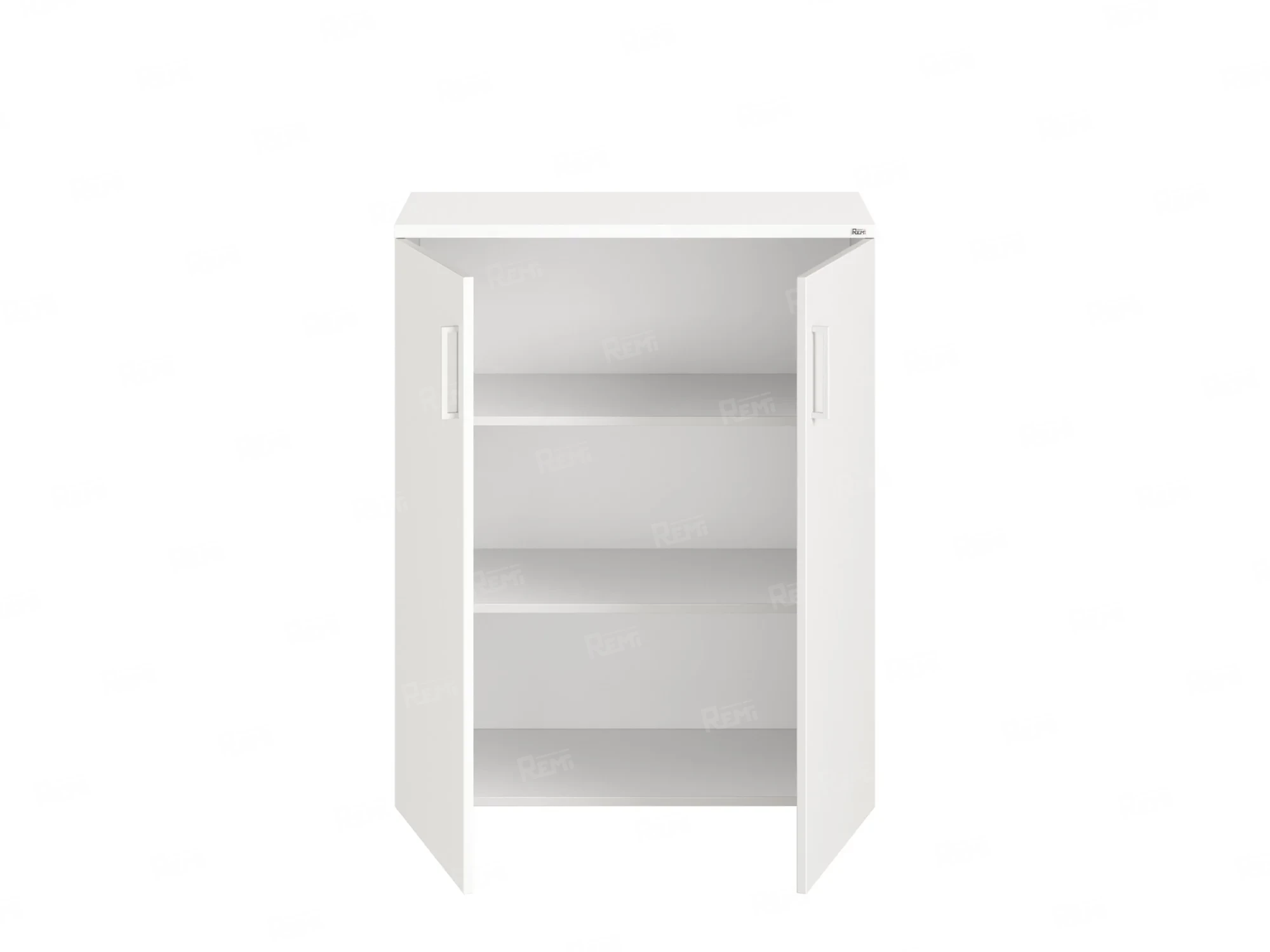 Шкаф распашной, регулируемые опоры, 3 уровня 900x420x1100 RM150-90x42 Белый/Белый