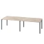 Cтол для переговоров, на П-образном каркасе 2200x1200x750 RM080-220x120 Дуб Маувелла/Серый