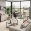Cтол для переговоров, на П-образном каркасе 2200x1200x750 RM080-220x120 Дуб Маувелла/Серый