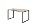 Стол угловой, О-опора, правый 1600x800/1000x750, RM054-16x8-10 Дуб Маувелла/Серый