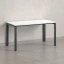 Стол прямой на П-образных опорах 1800x600x750 RM001-18x6 Белый/Серый