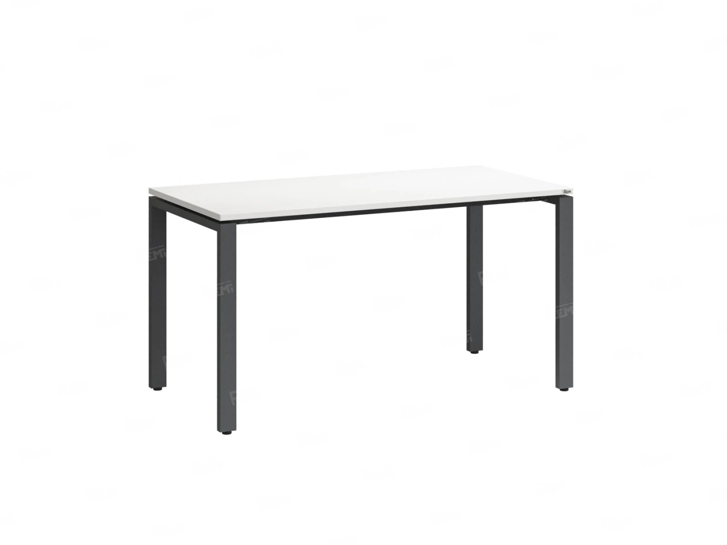 Стол прямой на П-образных опорах 1800x600x750 RM001-18x6 Белый/Серый