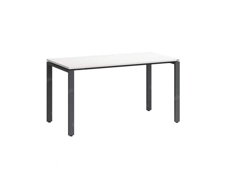 Стол прямой на П-образных опорах 1800x600x750 RM001-18x6 Белый/Серый
