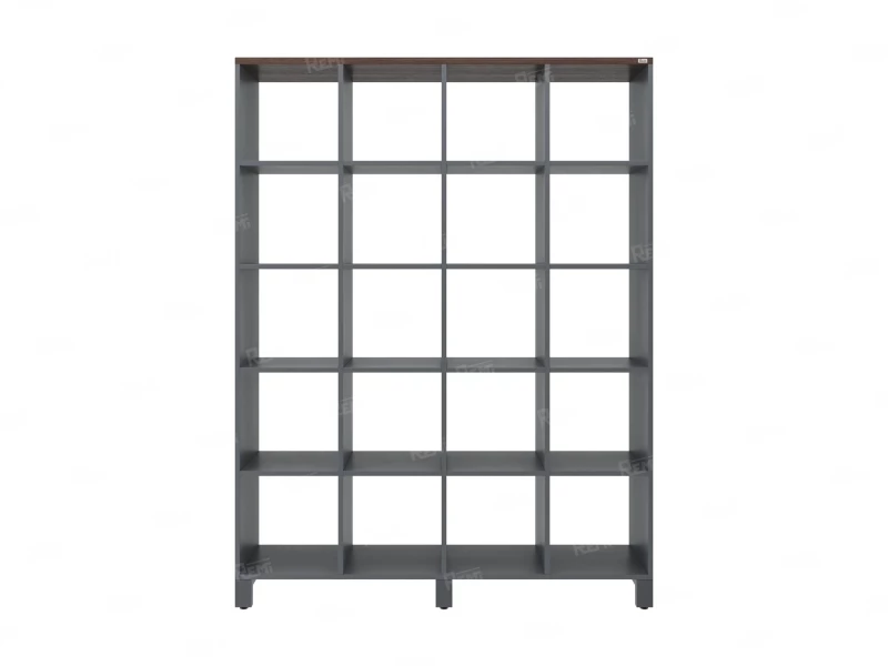 Стеллаж, 20 ячеек 1500х370х1980 RM144-150x37 Дуб Апрельский шоколад/Серый