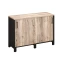 Низкий шкаф-купе 1200x420x850 RM124-120x42 Дуб Маувелла/Черный