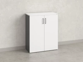 Шкаф распашной, регулируемые опоры, 3 уровня 900x420x1100 RM150-90x42 Белый/Серый