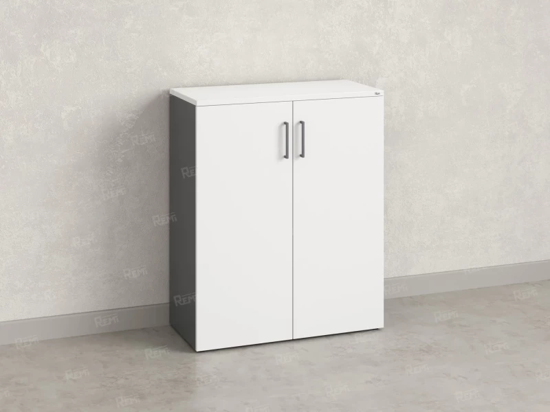 Шкаф распашной, регулируемые опоры, 3 уровня 900x420x1100 RM150-90x42 Белый/Серый