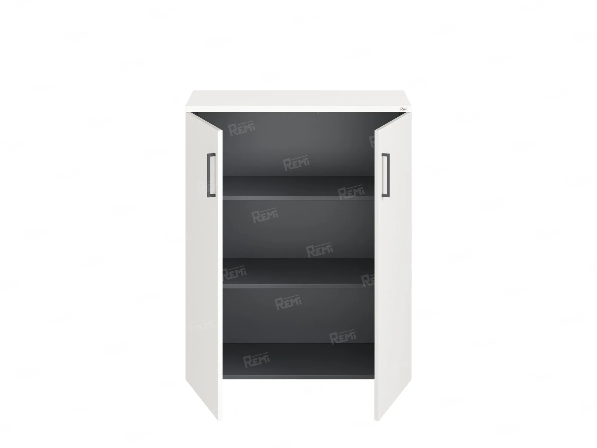 Шкаф распашной, регулируемые опоры, 3 уровня 900x420x1100 RM150-90x42 Белый/Серый