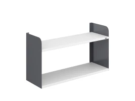 Полка настенная 900x300x500 RM190-90x30 Белый/Серый