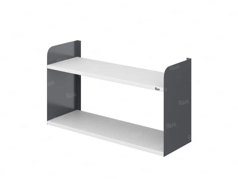 Полка настенная 900x300x500 RM190-90x30 Белый/Серый