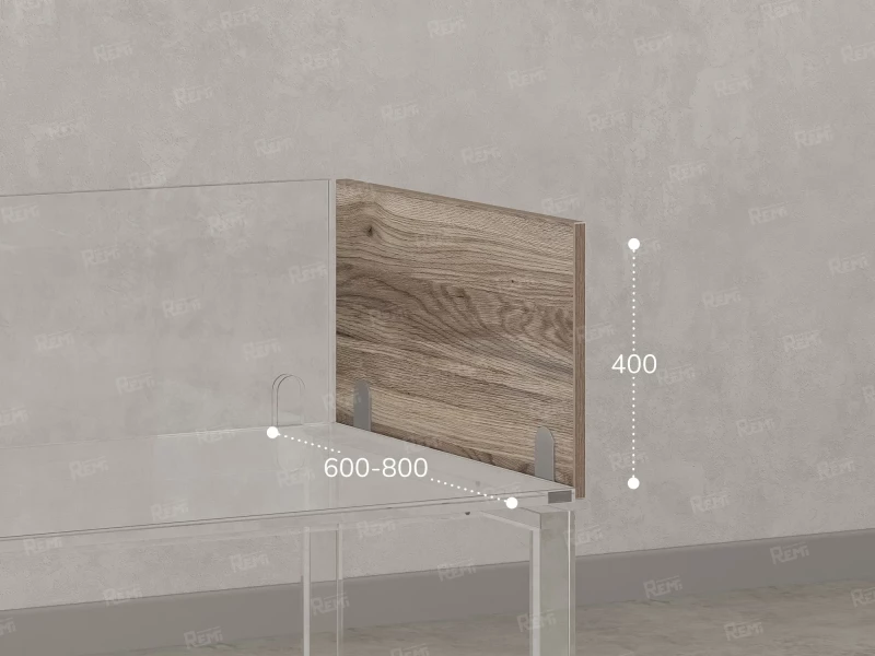 Фронтальный экран ЛДСП 600x16x400 RM204-60x40 Дуб Маувелла