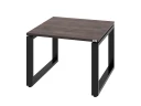 Журнальный стол с полкой 600x700x550 RM182-6x7 Дуб Апрельский шоколад/Черный