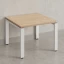 Журнальный стол с полкой 700x600x550 RM183-7x6 Вяз Швейцарский светлый/Белый
