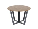 Круглый стол на U-образных опорах 1300x1300x750 RM188-13x13 Дуб Юстус/Серый