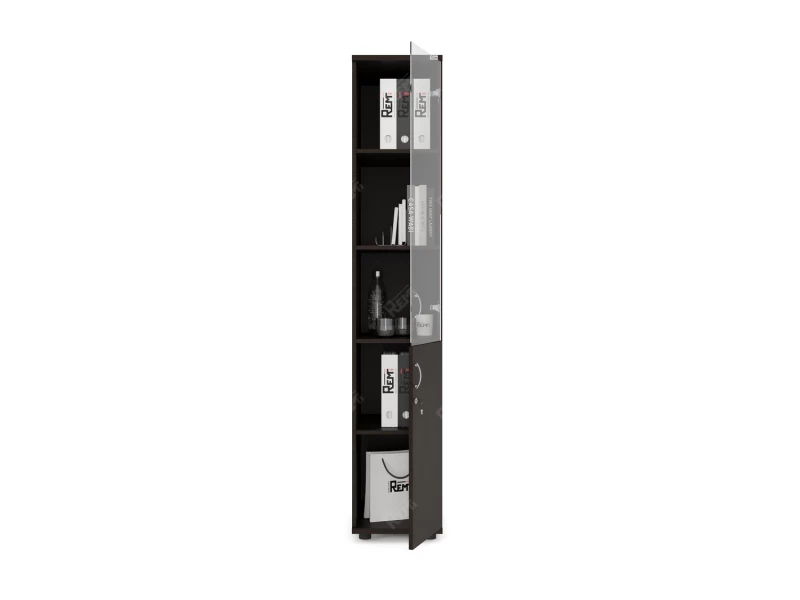 Шкаф комбинированный RLG032 350х550х1830 Венге, Серия ЛАЙТ | LIGHT