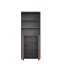 Шкаф комбинированный, регулируемые опоры, 6 уровней 900x420x2100 RM155-90x41 Дуб Апрельский шоколад/Серый