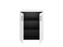 Шкаф распашной, регулируемые опоры, 3 уровня 900x420x1100 RM150-90x42 Белый/Черный