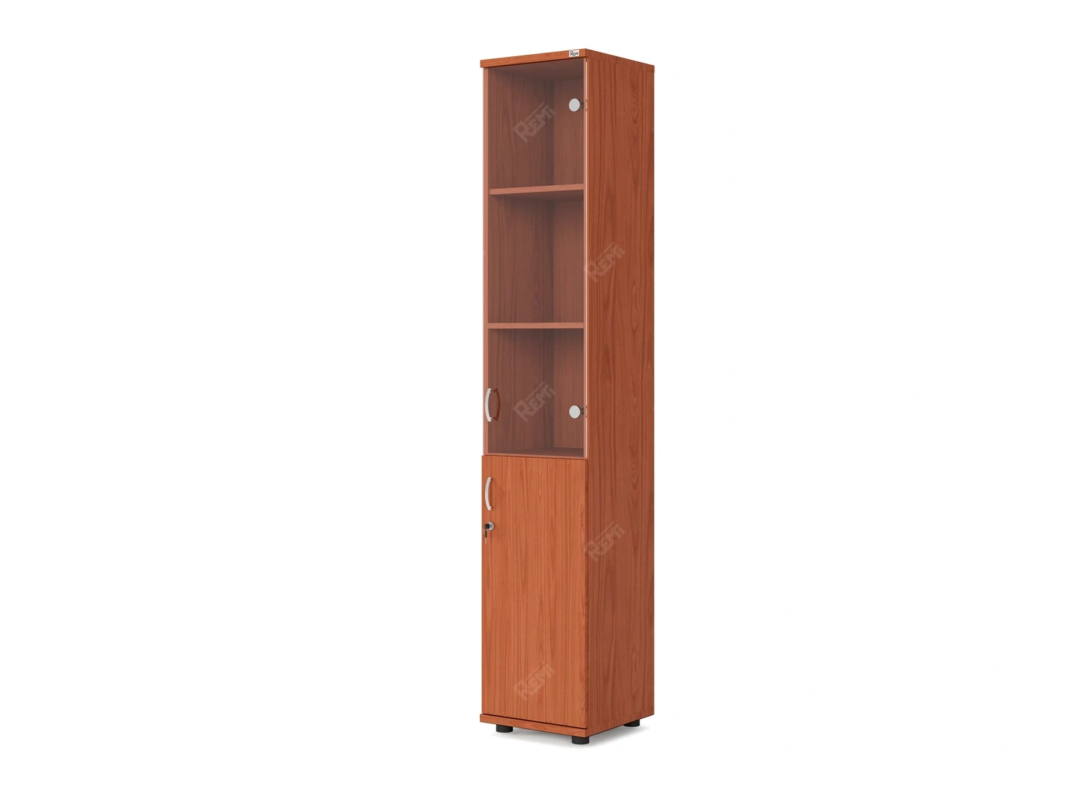 Шкаф комбинированный RLG032 350х350х1830 Орех Итальянский, Серия ЛАЙТ | LIGHT