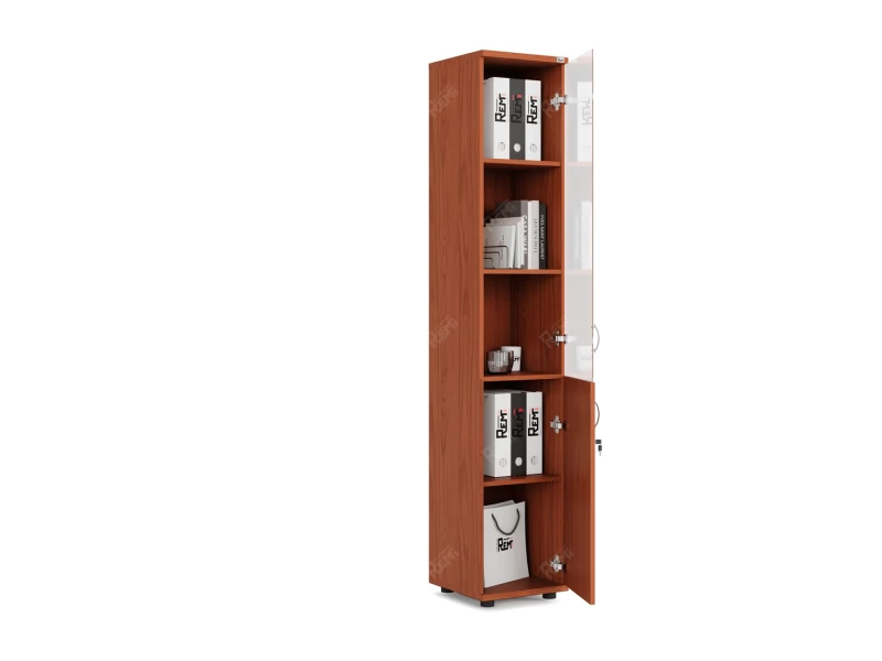 Шкаф комбинированный RLG032 350х350х1830 Орех Итальянский, Серия ЛАЙТ | LIGHT