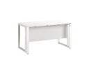 Стол прямой на О-образных опорах с экраном ЛДСП 2000x800x750 RM041-20x8 Белый/Белый