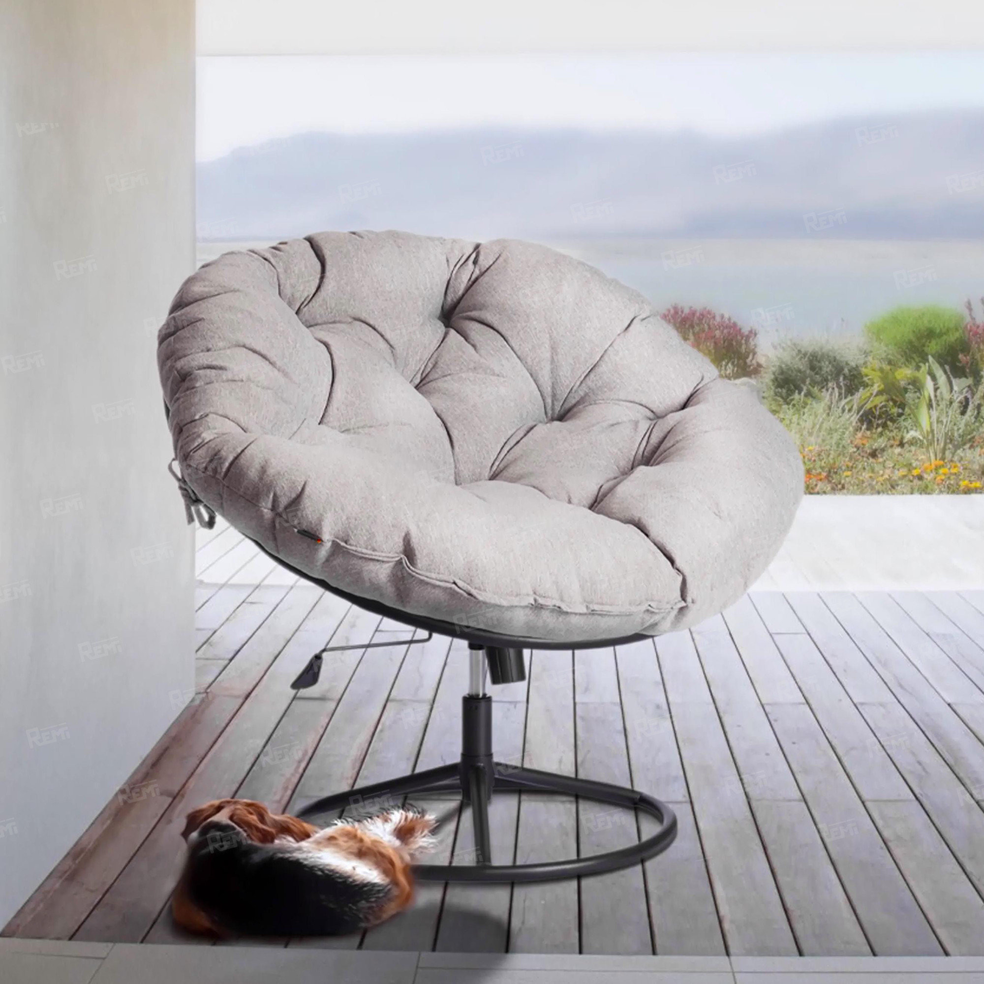 Кресло CLOUDE HOME Серо-бежевый/Серо-бежевый, Ткань (арт. 21617)