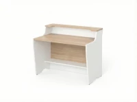 BRL RB081-120х75 Модуль прямой с вырезом, низкий 1200х748х960 Акация/Белый