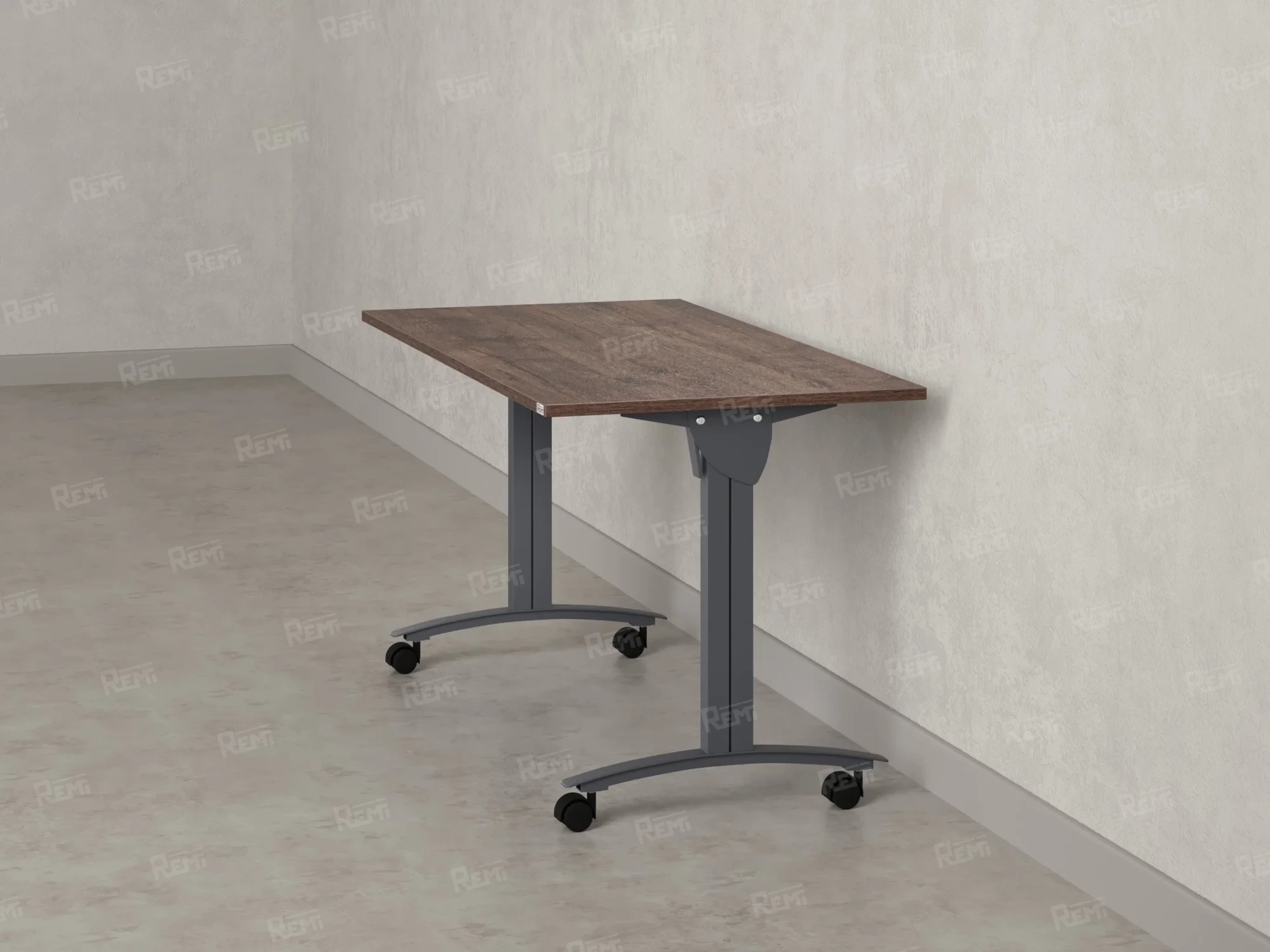 Стол складной, мобильный 1600x700x750 RM011-16x7 Дуб Апрельский шоколад/Серый