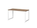 Стол прямой на O-образных опорах 1000x800x750 RM002-10x8 Дуб Юстус/Белый